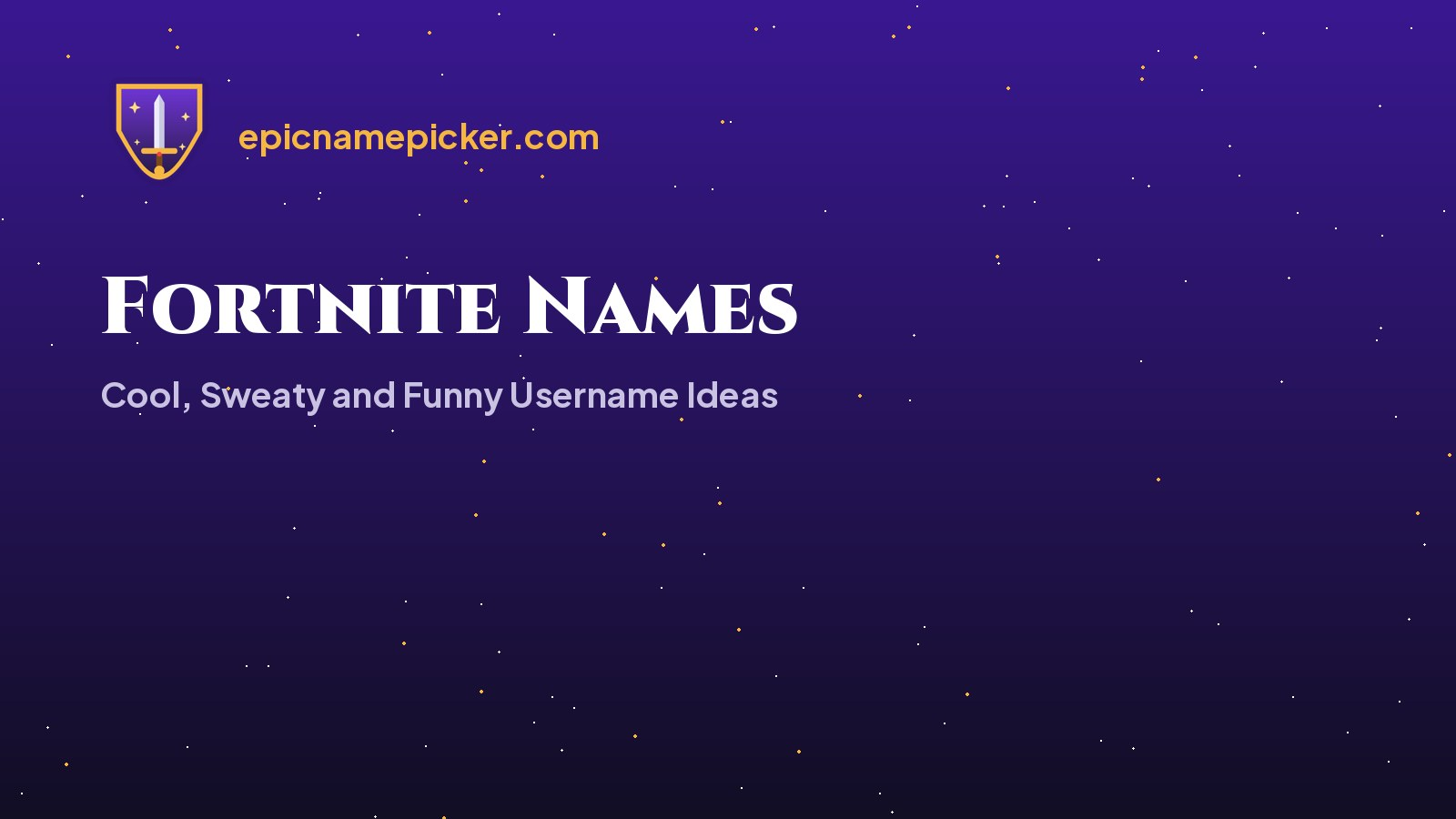 Fortnite Names: Cool, Sweaty and Funny Username Ideas