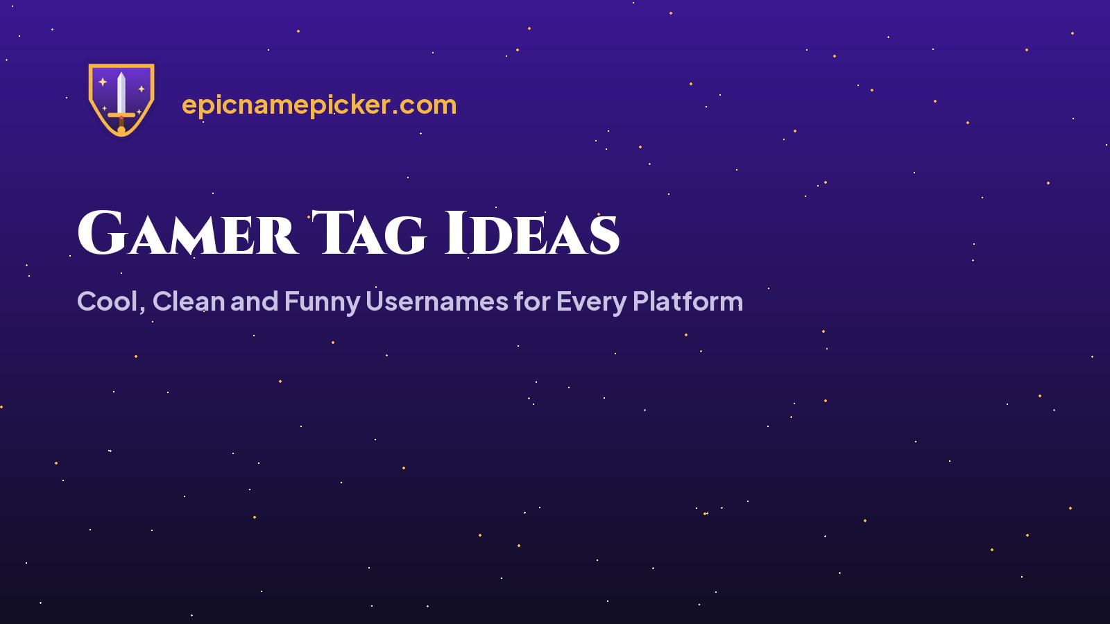 Gamer Tag Ideas: Cool, Clean and Funny Usernames for Every Platform